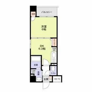 Sol ei l【404号室】の間取り