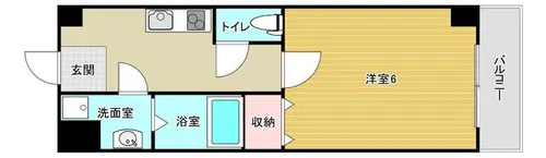 大阪府大阪市生野区勝山北1丁目【マンション】の間取り