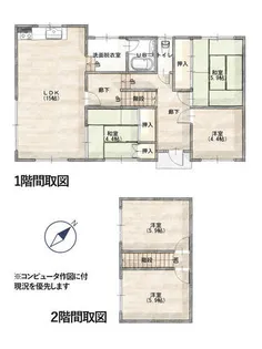 北海道石狩市花川南九条1丁目【一戸建】の間取り