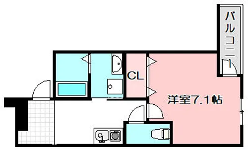 フジパレス長田ノース【2階】の間取り