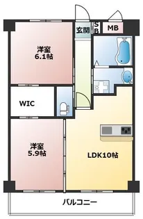 フラゼバーナ【2階】の間取り