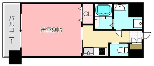 フォレストグレイス高井田Ⅰ【2階】の間取り