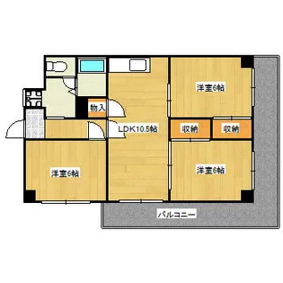 兵庫県宝塚市山本東2丁目【マンション】の間取り