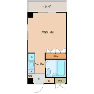 愛知県名古屋市中区平和1丁目【マンション】の間取り
