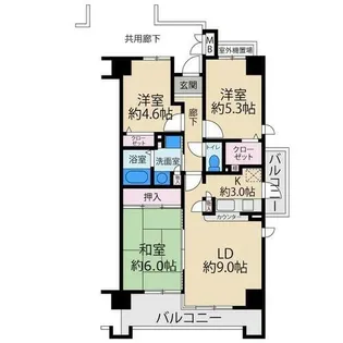 アンドユ-香里園【805号室】の間取り