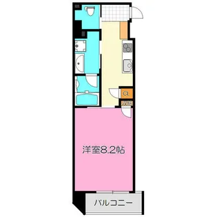 フォレストなにわ橋【501号室】の間取り