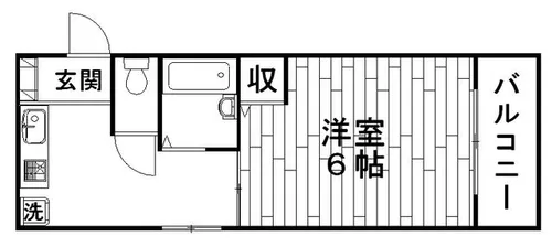 エクセレント六甲【1階】の間取り