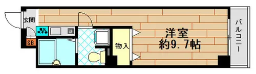 アルカイック六甲【4階】の間取り