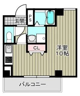 フィオーラマンション天王寺【2階】の間取り
