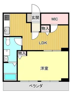 大阪府箕面市箕面8丁目【マンション】の間取り