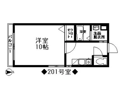 ル・レーヴ七隈【501号室】の間取り