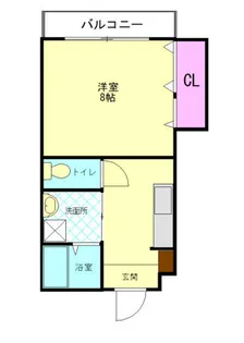 福岡県宗像市日の里9丁目【アパート】の間取り