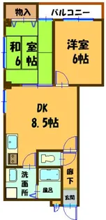 トミー参番館【301号室】の間取り