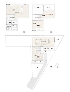 愛知県名古屋市千種区山添町1丁目【一戸建】の外観