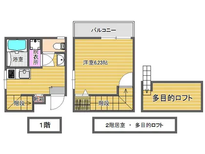 ステラポラリス愛宕【103号室】の間取り