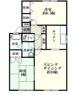 グランドオーク【1階】の間取り