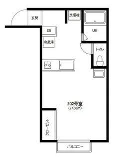 兵庫県姫路市南車崎2丁目【アパート】の間取り