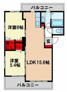 メゾン・プルニア【3階】の間取り