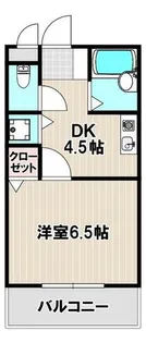 コムプラザⅡ【201号室】の間取り