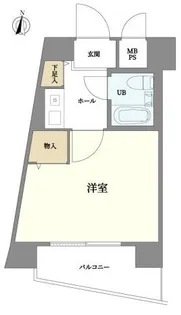 大阪府大阪市北区長柄西1丁目【マンション】の間取り