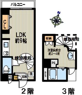 フォルテ大桝【203号室】の間取り
