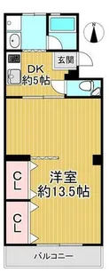 森マンション【202号室】の間取り
