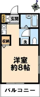 サニーハウスアカシ【201号室】の間取り