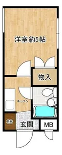 シティライフ八幡【1階】の間取り