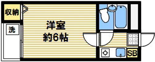 HOUSE OJI【202号室】の間取り