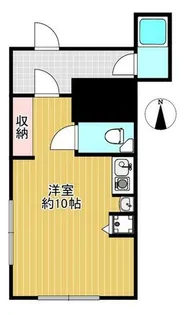 ハイツカッチャン【401号室】の間取り
