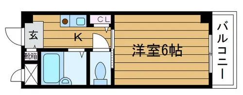 大阪府吹田市片山町1丁目【マンション】の間取り