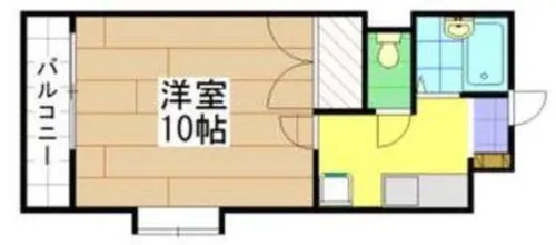 コンドミニアム西本町【505号室】の間取り