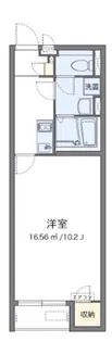 クレイノウイングワード感田【2階】の間取り