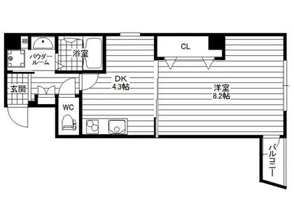 大阪府大阪市浪速区元町1丁目【マンション】の間取り