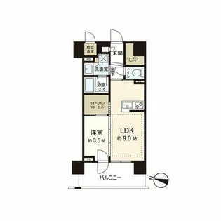 北海道札幌市東区北十条東1丁目【マンション】の間取り