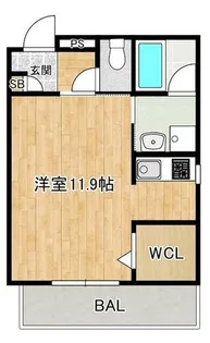 ボンジューネ【1階】の間取り