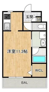 ボンジューネ【1階】の間取り