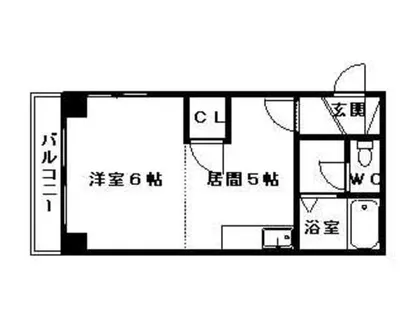 恵比寿第3ハイツ【401号室】の間取り