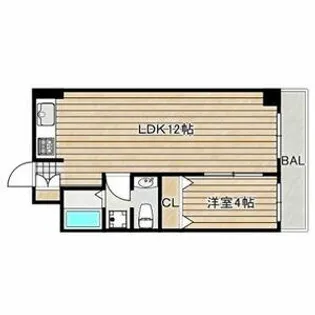 GURANDE【4階】の間取り