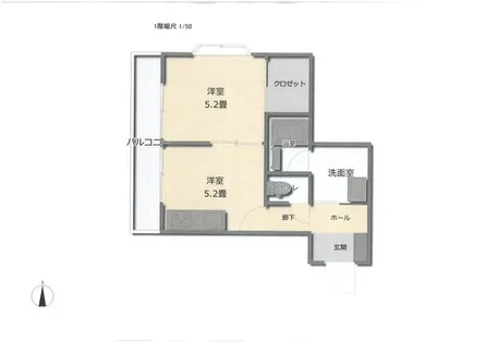 叶マンション【3階】の間取り