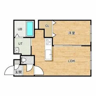 北海道札幌市中央区南二十二条西9丁目【マンション】の間取り
