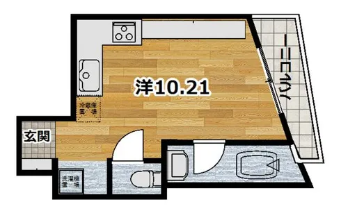 京都府京都市伏見区深草キトロ町【マンション】の間取り