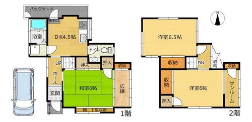 兵庫県神戸市北区北五葉6丁目【一戸建】の間取り