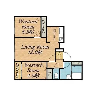 ピュアコート宮の森【301号室】の間取り