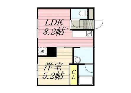 牧野ビル【0206号室】の間取り