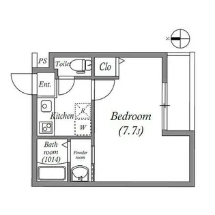 EN西ノ京二条【3階】の間取り