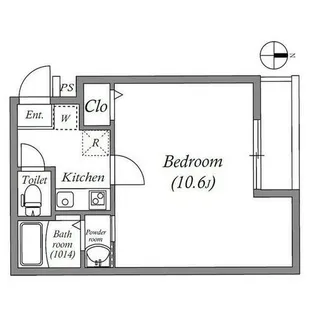 EN西ノ京二条【1階】の間取り