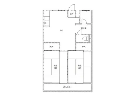 高根レジデンス【20A号室】の間取り
