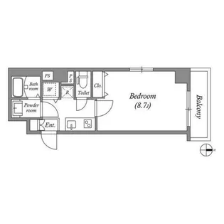 アドバンス京都アクィラ【3階】の間取り