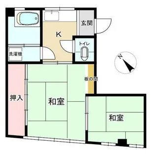 石井マンション【4階】の間取り